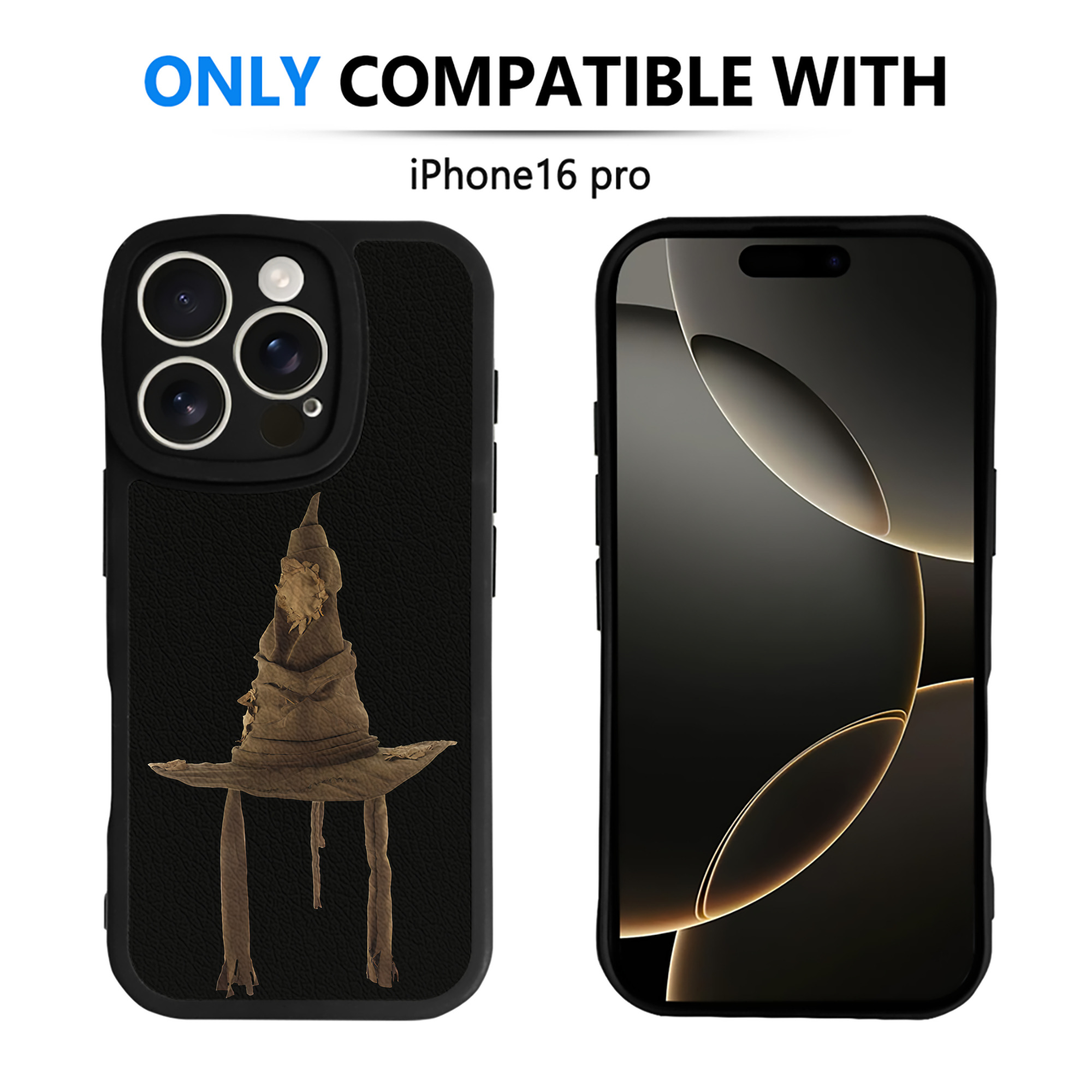 （画像用） Harry Potter ハリー・ポッターシリーズ 【iPhone 16シリーズ対応】シリコンスマホケース（レザー調） 材質：シリコン